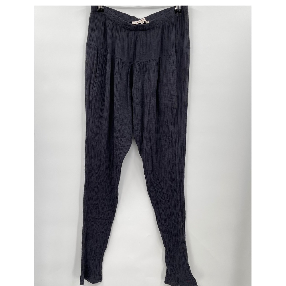 Xirena Crinkle Gauze Lounge Pants Size S blue